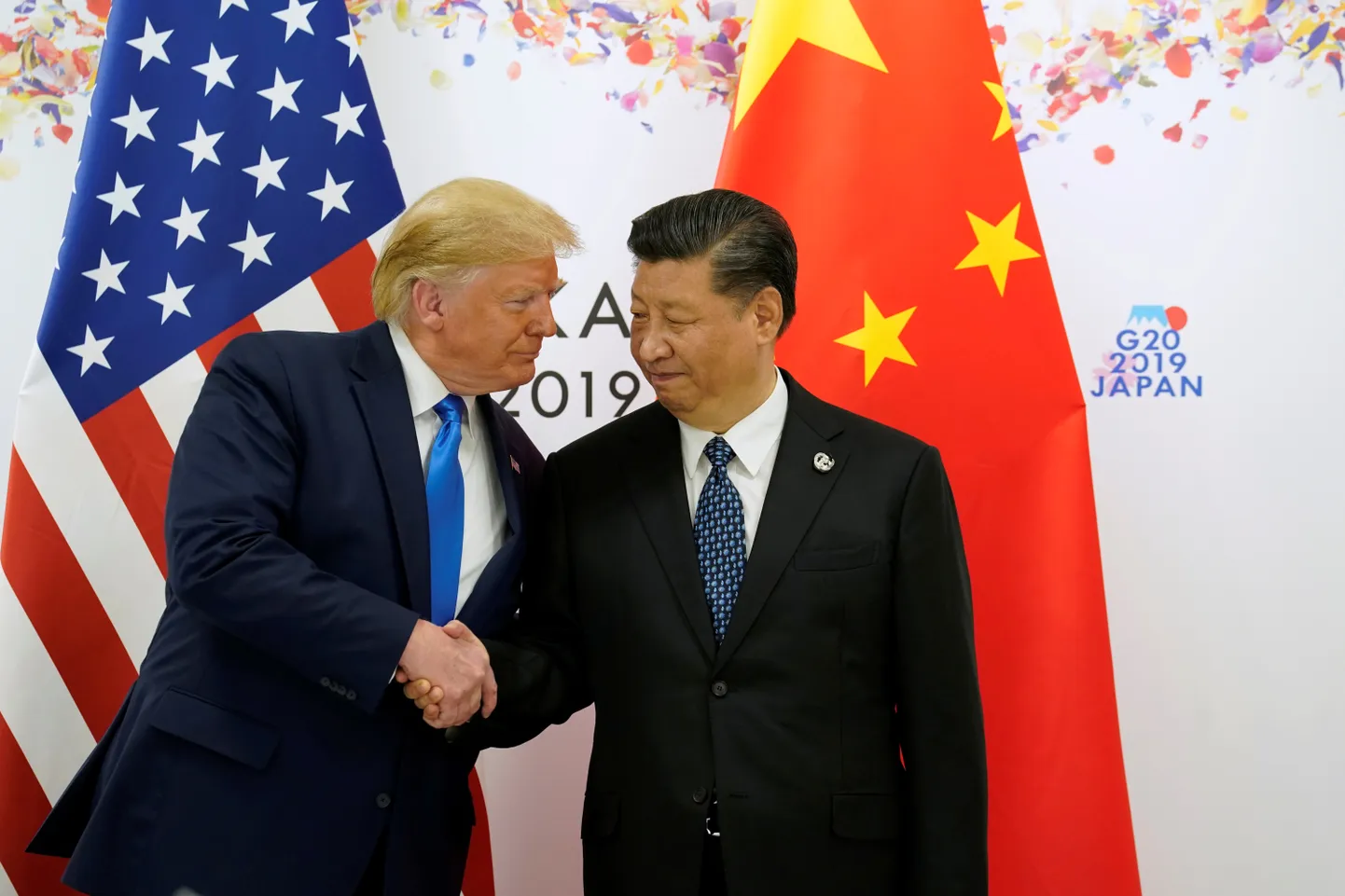 USA president Donald Trump ja Hiina liider Xi Jinping 2019. aasta juunis G20 kohtumisel Jaapanis.