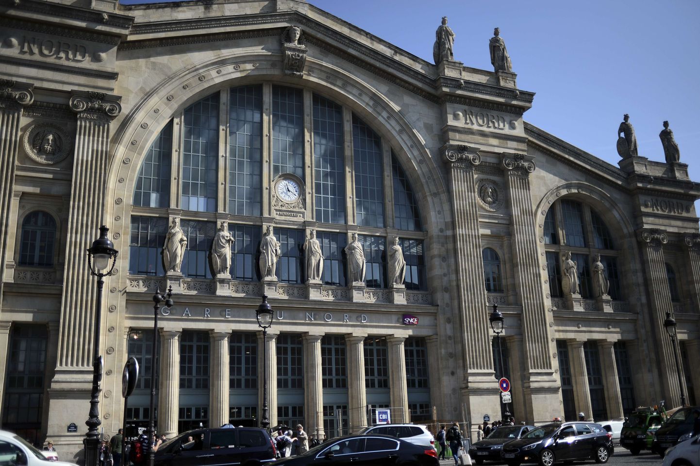 Pariisi Gare du Nord raudteejaam.