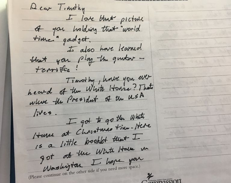 George H W Bushi kiri Filipiinide poisile Timothyle