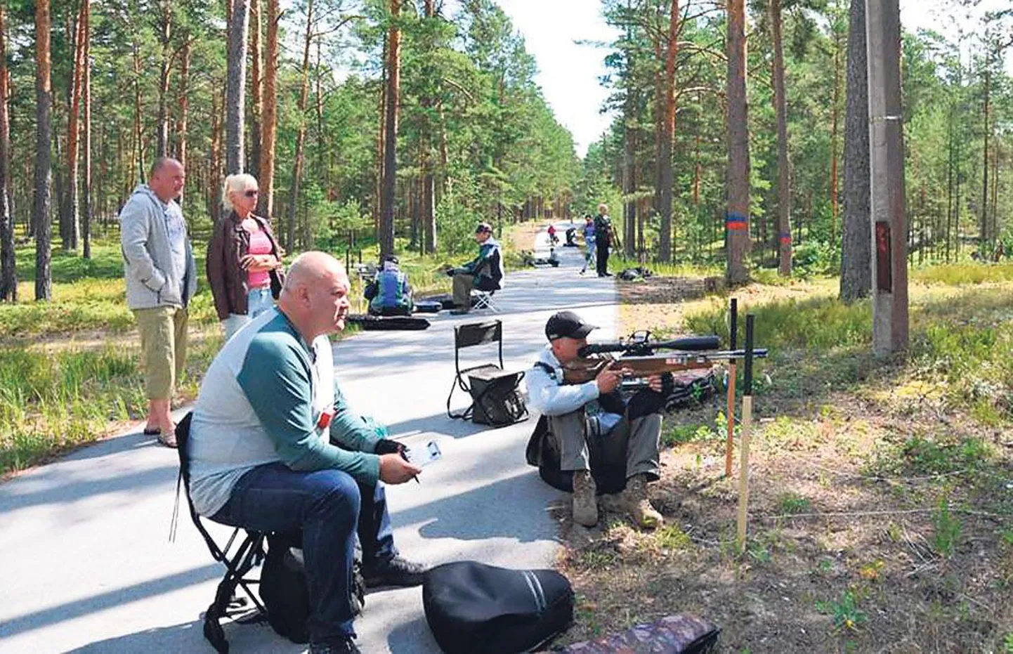 Õhupüssi metsalaskmise nii-öelda tiir, rada või väljak erineb vägagi igasugustest tavalaskmistest.