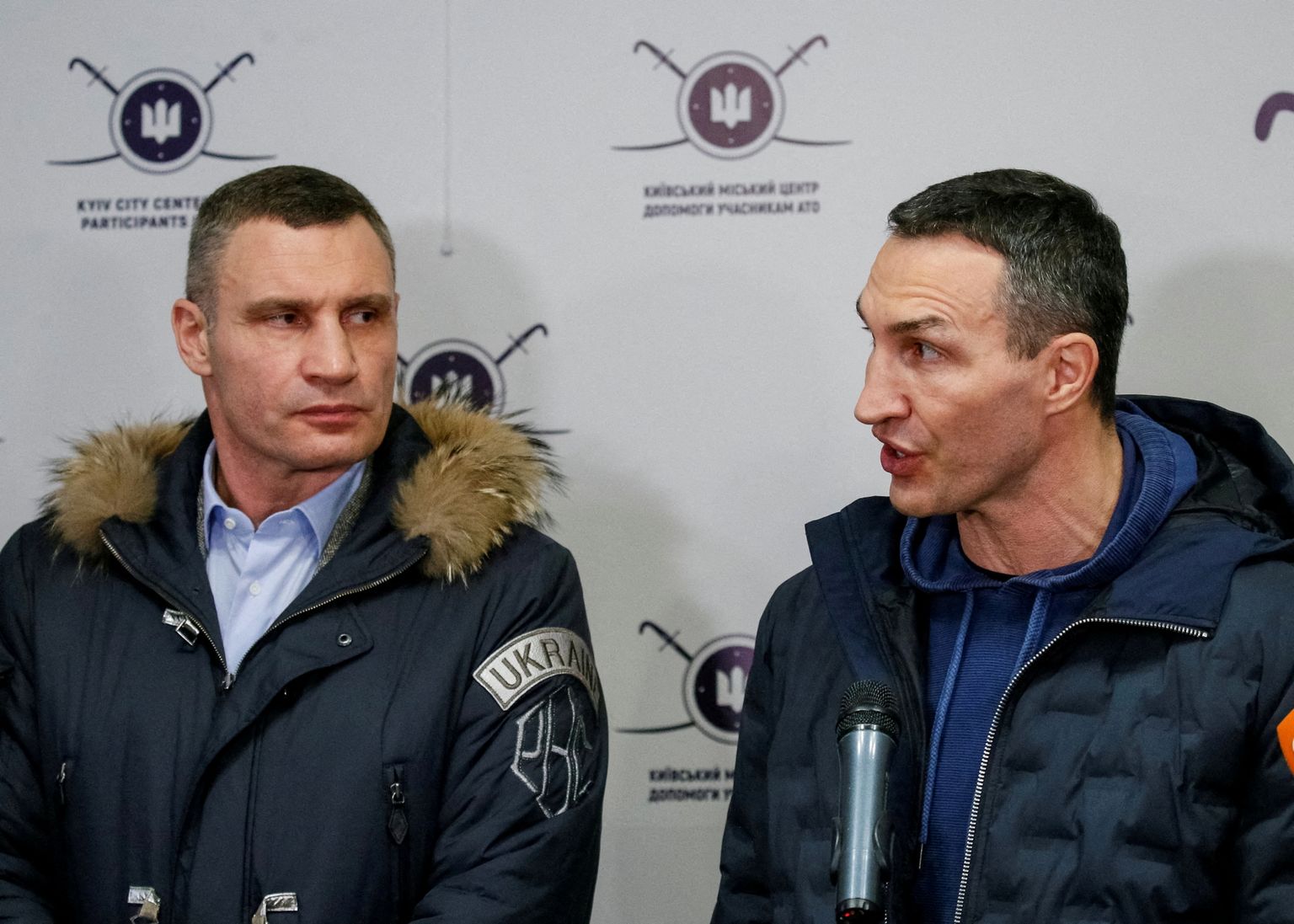 Vitali Klitško (vasakul) ja Vladimir Klitško.