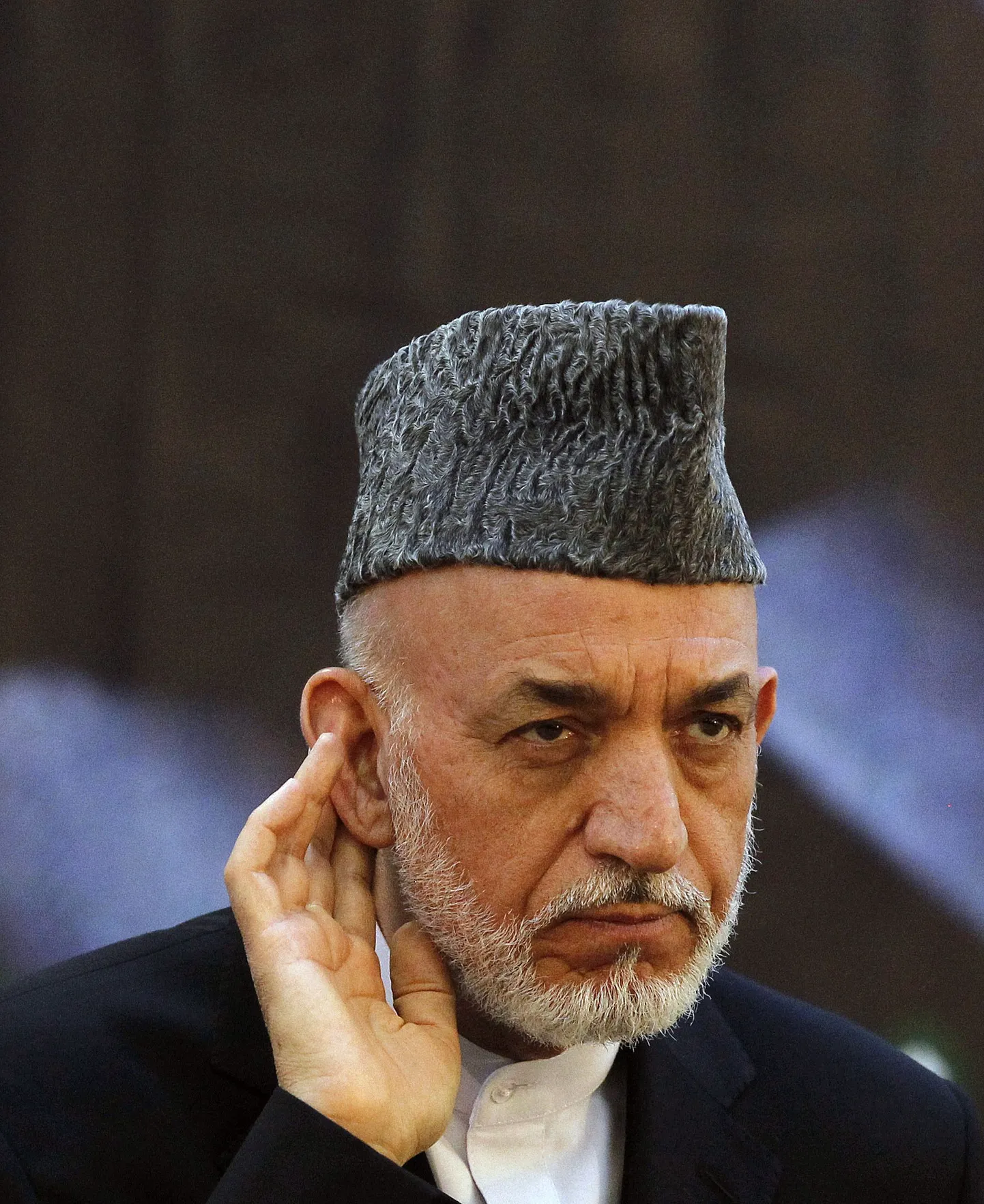 Afganistani president Hamid Karzai.
