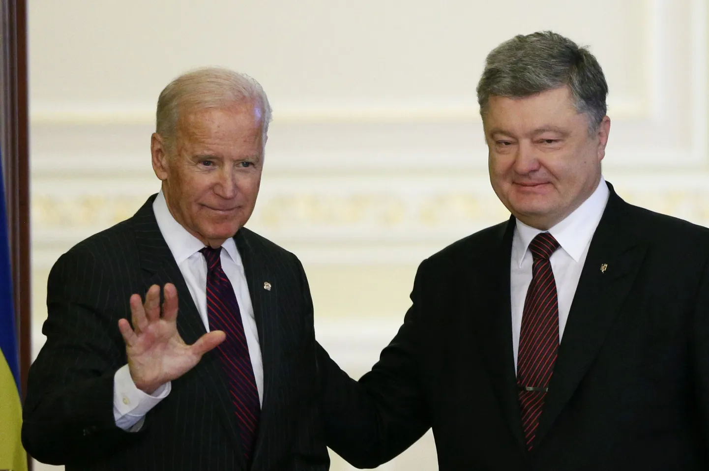 Джозеф Байден и Петр Порошенко