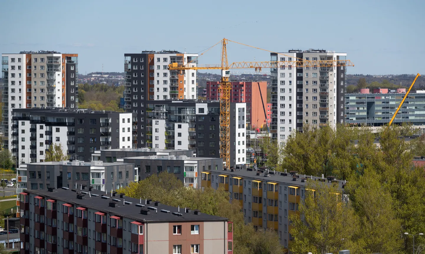 Kõrghooned Tallinnas.