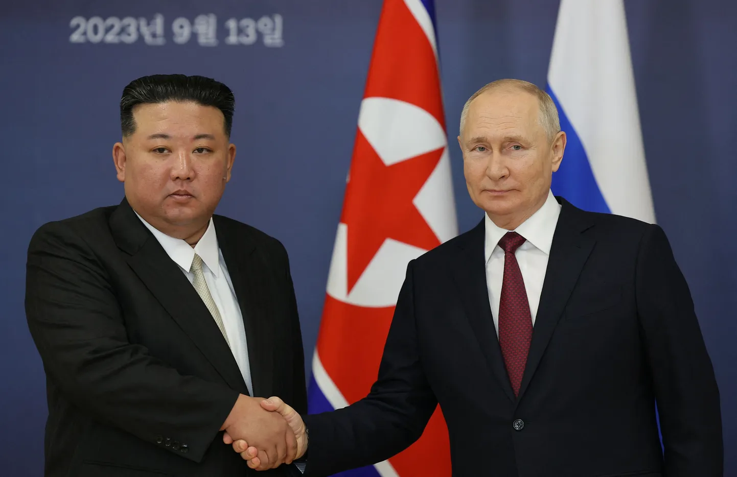 Põhja-Korea diktaator Kim Jong-un ja Venemaa autoritaarne president Vladimir Putin kohtusid Kaug-Idas Vostotšnõi kosmodroomil.