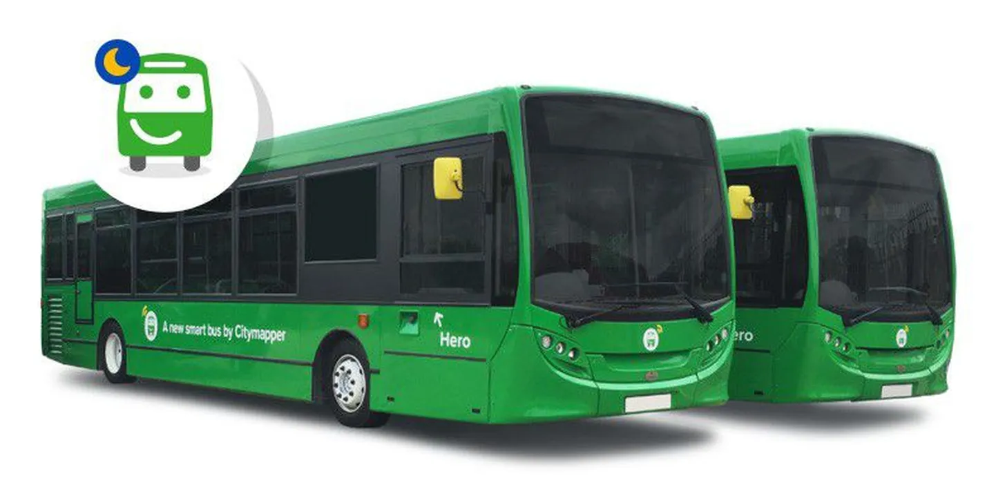 Citymapperi bussid.