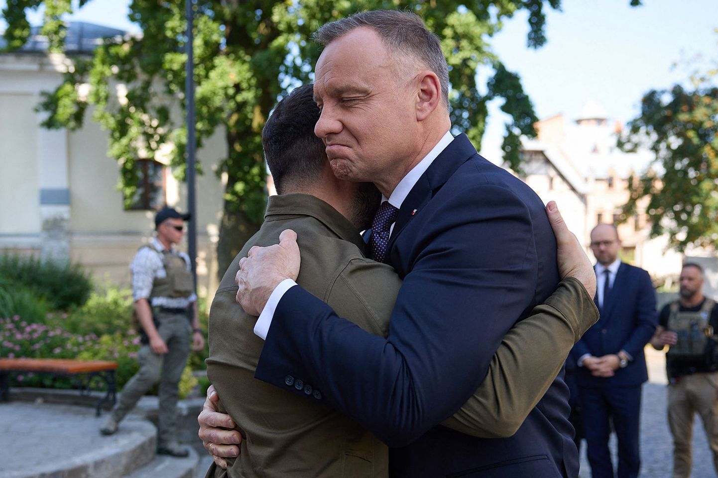 Президент Польши Анджей Дуда встретился с президентом Украины Владимиром Зеленским. 9 июля 2023 года.