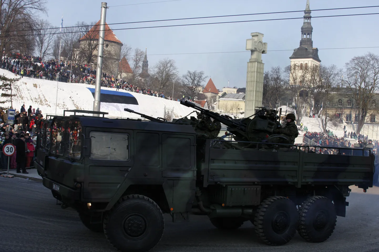 Kaitseväeparaad toimus mullu Tallinnas.