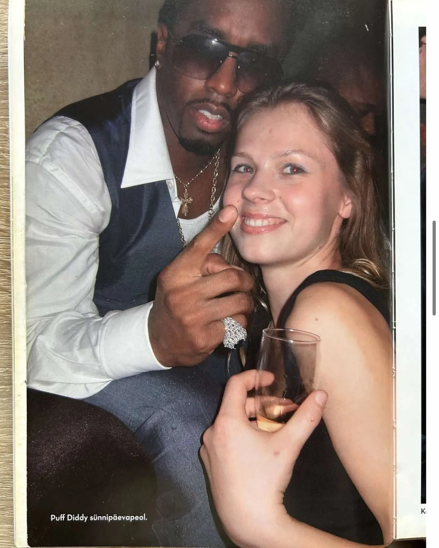 Katrin Lust ja P. Diddy.