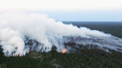 В Финляндии бушуют пожары – крупнейшие за полвека