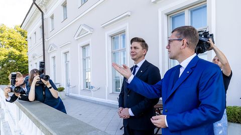 Michal kohtumisel Leedu peaministriga: sõja jätkamine tuleb Venemaale järjest raskemaks muuta