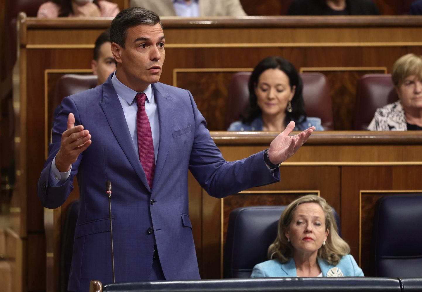 Hispaania peaminister Pedro Sánchez esimesel täiskogu istungil pärast Andaluusia valimisi.