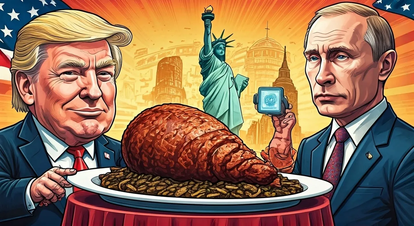 Дональд Трамп и российский диктатор Путин
