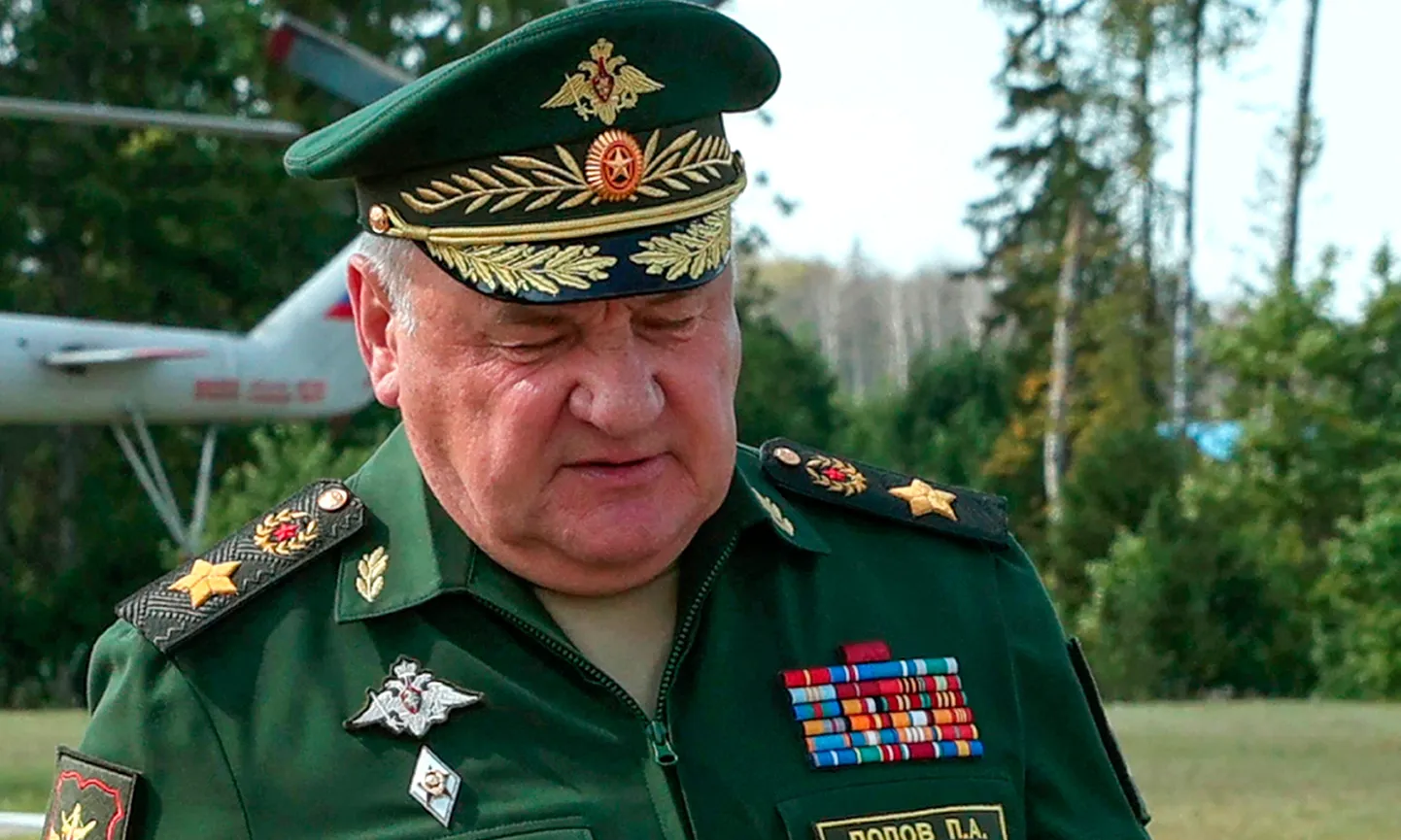 Bijušais aizsardzības ministra vietnieks ģenerālis Pāvels Popovs.