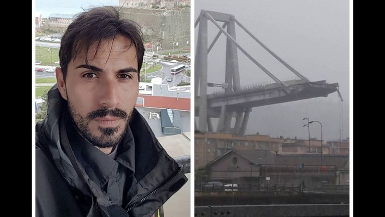 Itaalia endine jalgpallur Davide Capello pääses Genova maanteesilla varingust ime läbi eluga.