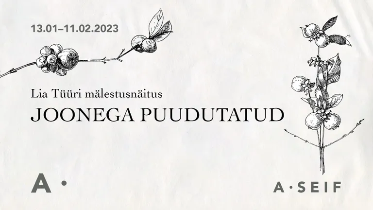 Mälestusnäitus kannab nime «Joonega puudutatud».