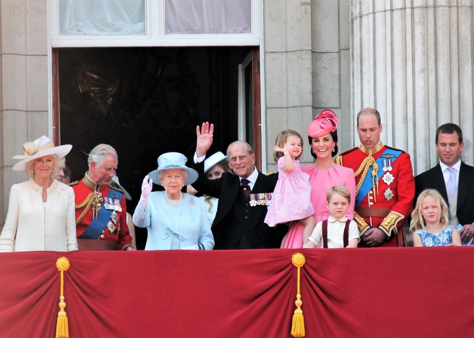 Briti kuninglik perekond 2017. aastal.