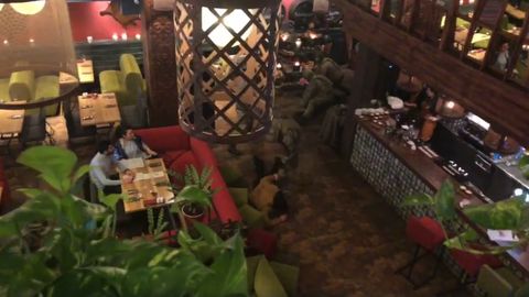 Видео: Саакашвили задержали в киевском ресторане