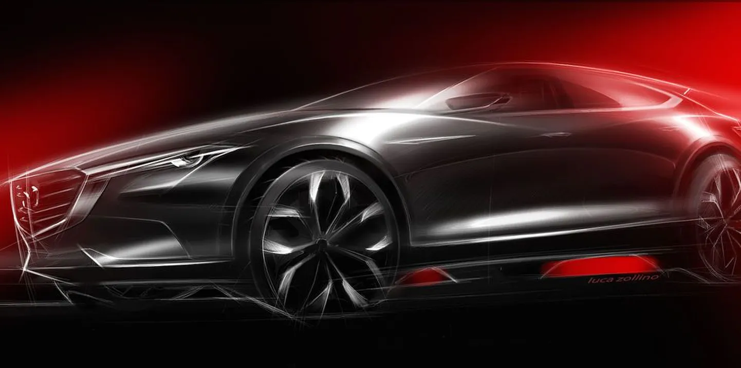 Mazda Koeru-kontseptsiooni sketš