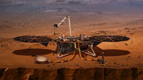 InSight kosmoseaparaat maandus edukalt Marsil