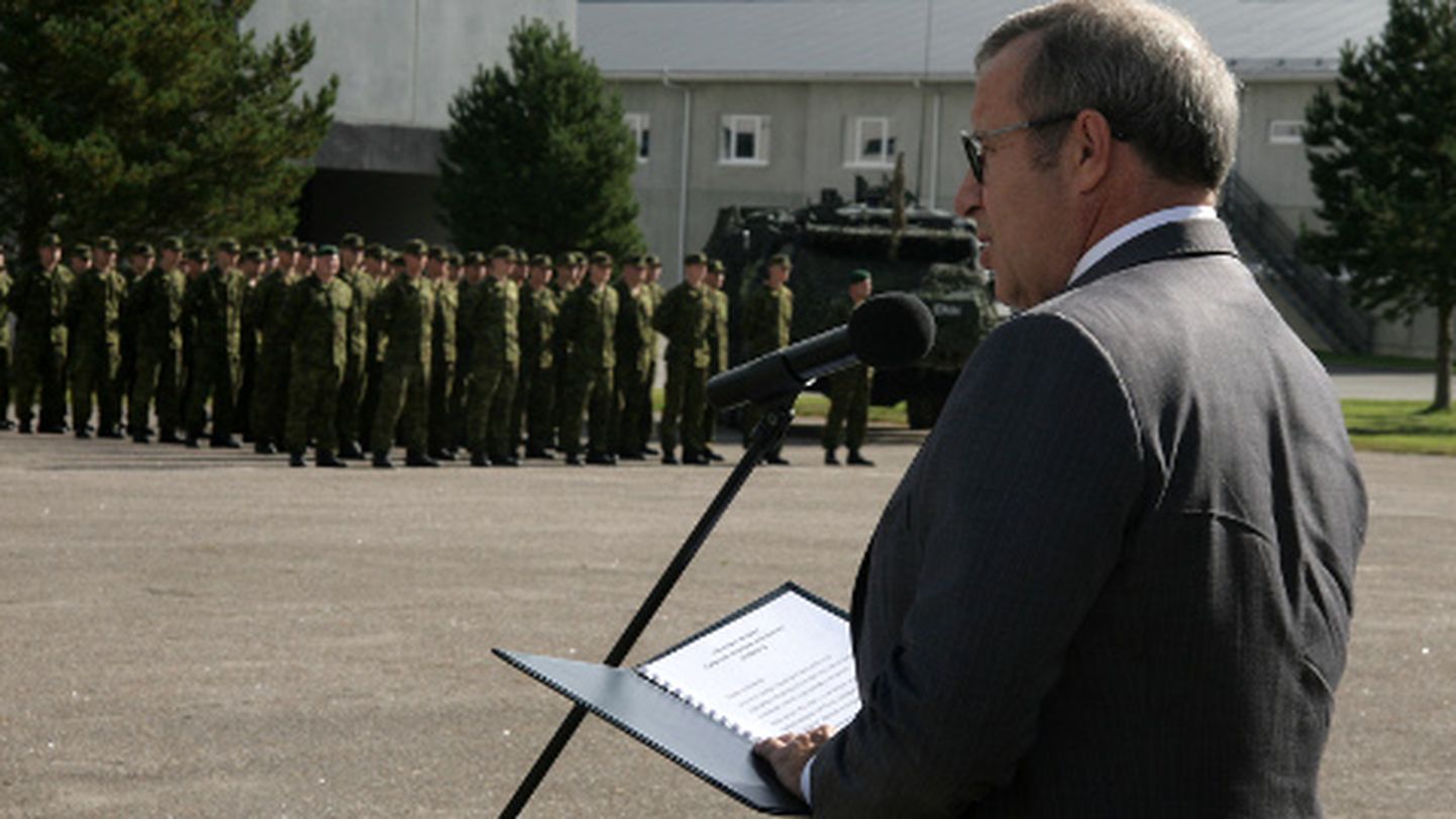 President Toomas Hendrik Ilves tänas eile kaitseväelasi kaitsetahte ja tehtud töö eest.