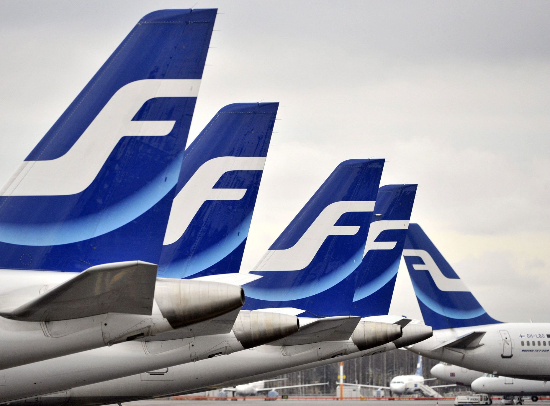 Finnairi logoga reisilennukid