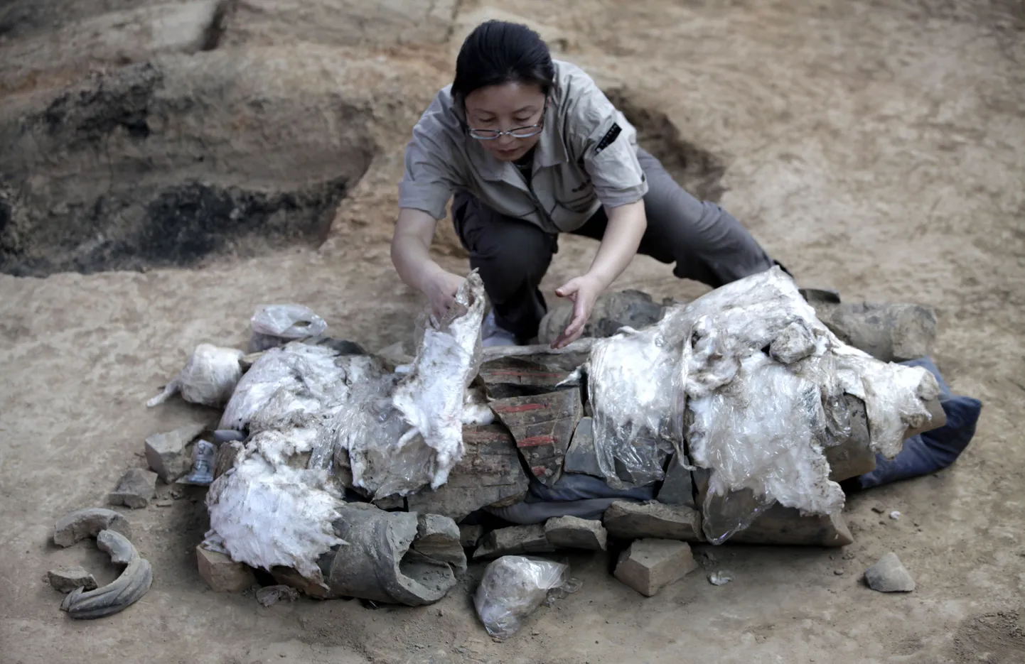 Hiina hauarüüstajad leidsid muumia
