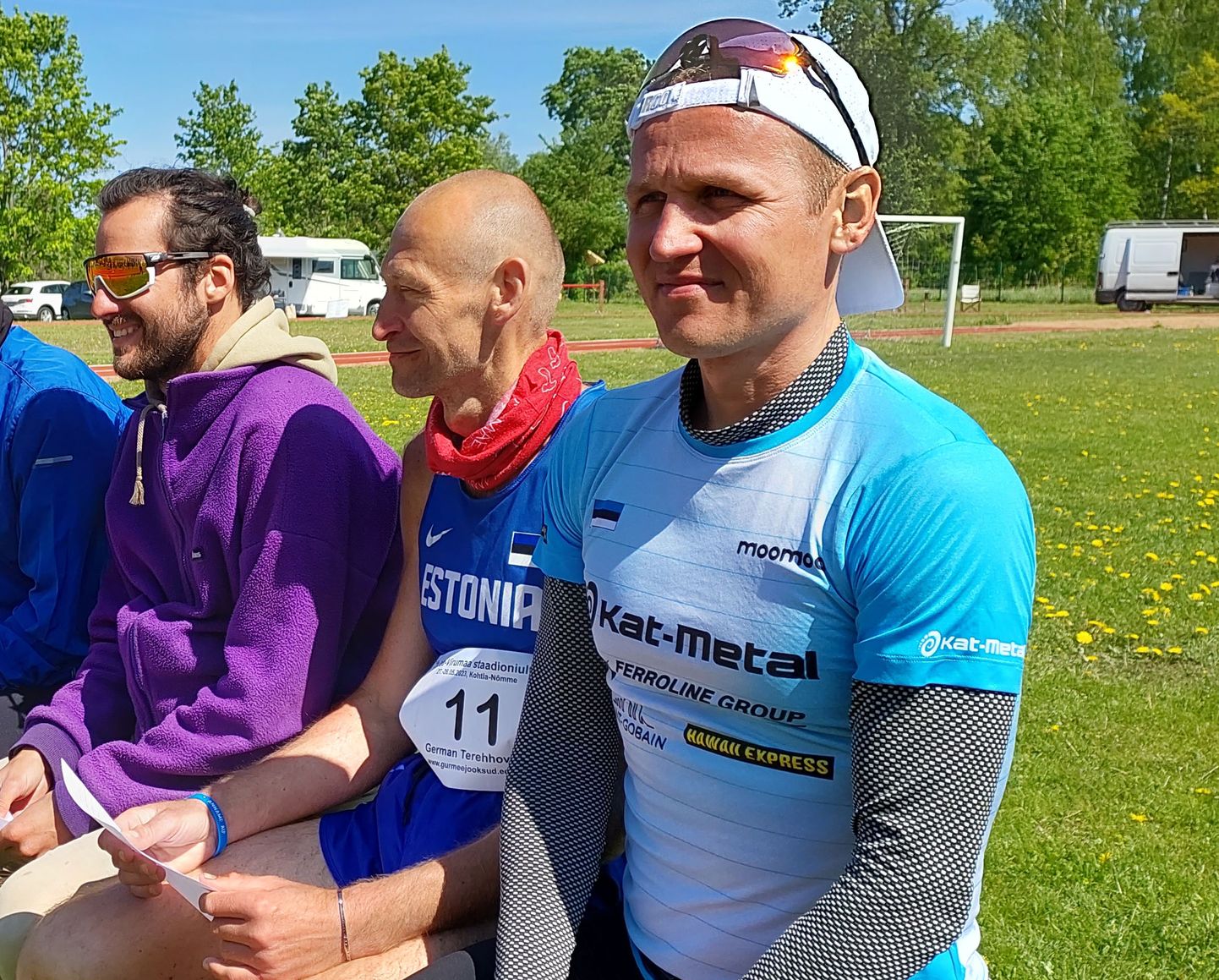 Райт Ратасепп (справа) установил рекорд Эстонии в 12-часовом беге, а также стал лучшим в 24-часовом беге. Ида-вируский железный человек Герман Терехов стал вторым, отстав от победителя лишь на пять километров.