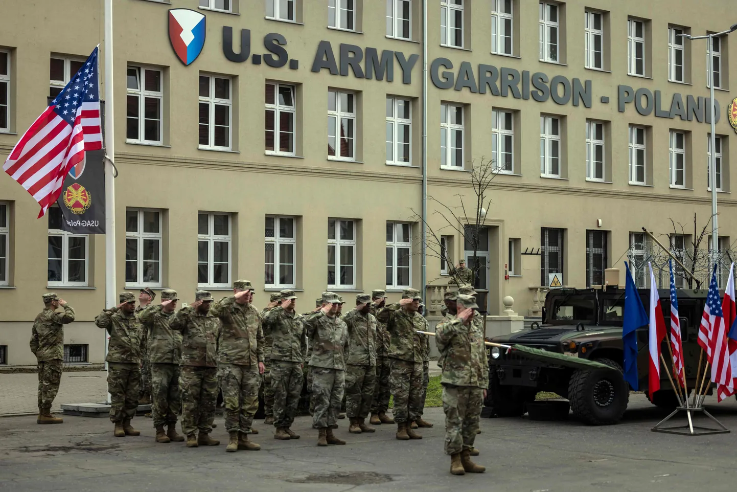 USA sõjaväebaas Camp Kościuszko.