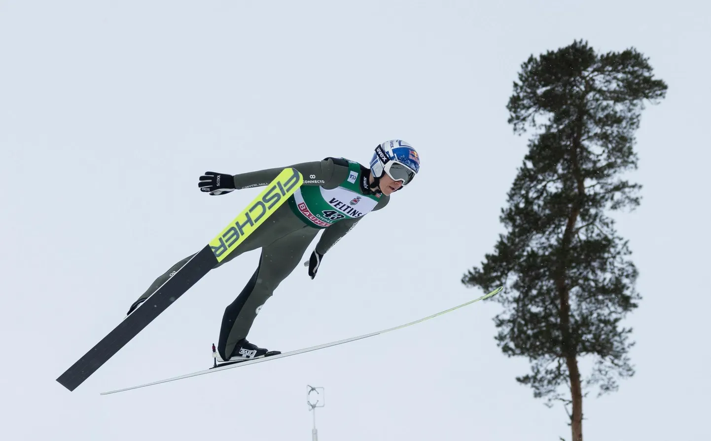 Kristjan Ilvese esimese hüpped Tehvandi mäelt õnnestusid, mis tähendab, et huvilistel tasub teda raja äärde toetama minna.