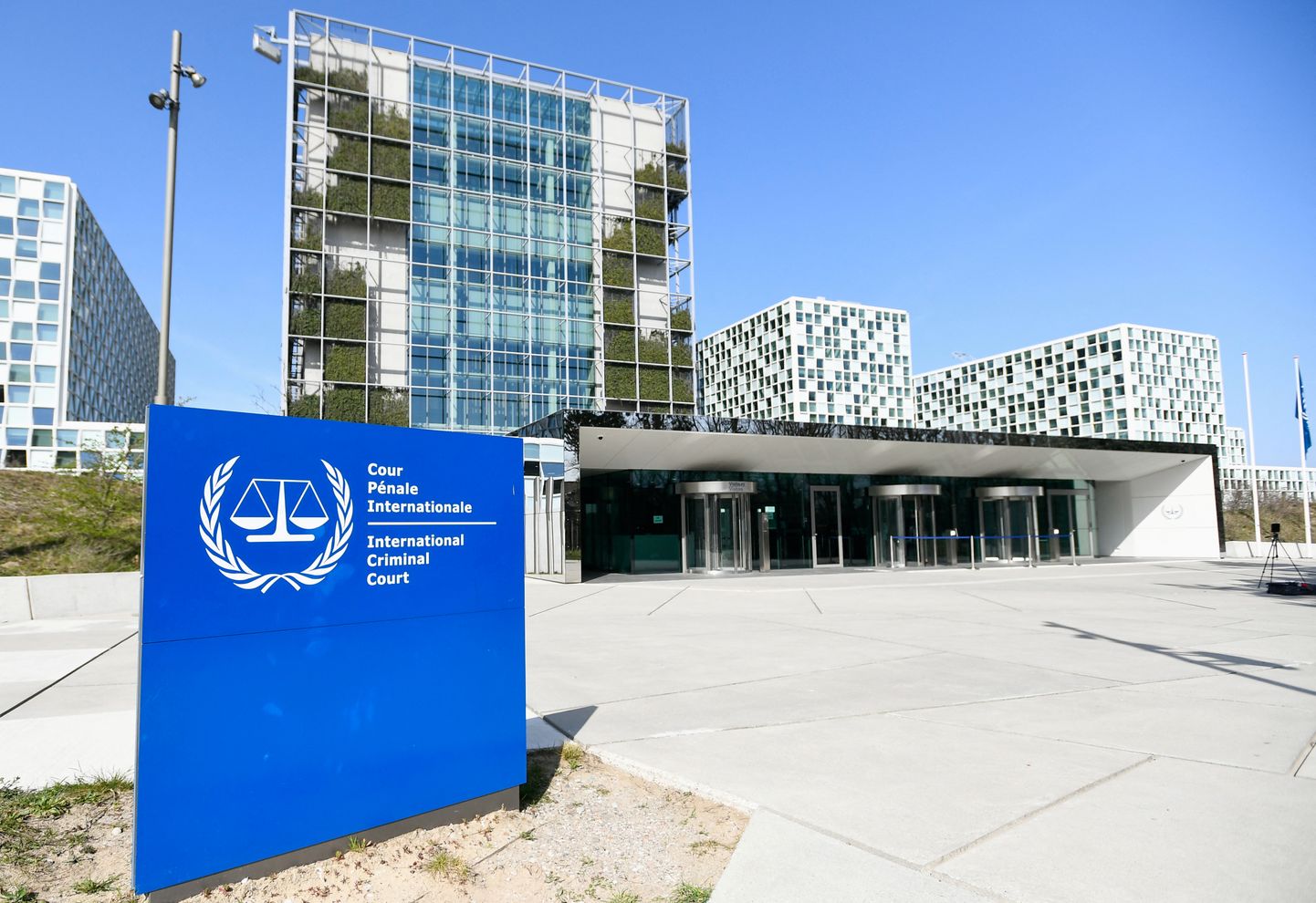 Rahvusvahelise Kriminaalkohtu (ICC) hoone Haagis.