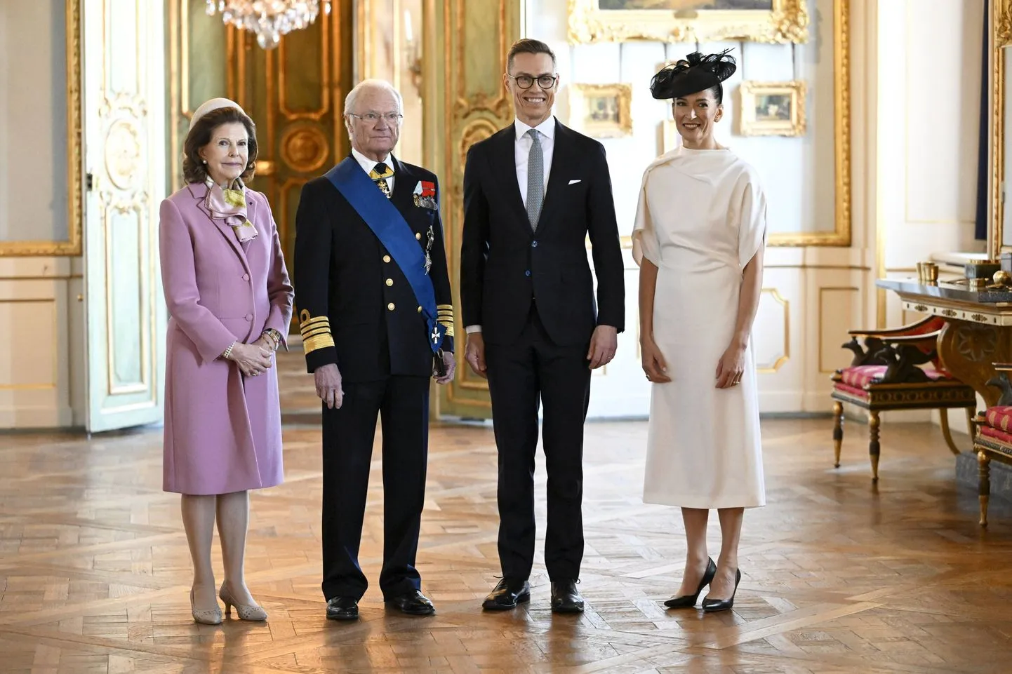 Первый день государственного визита президента Финляндии в Швецию.