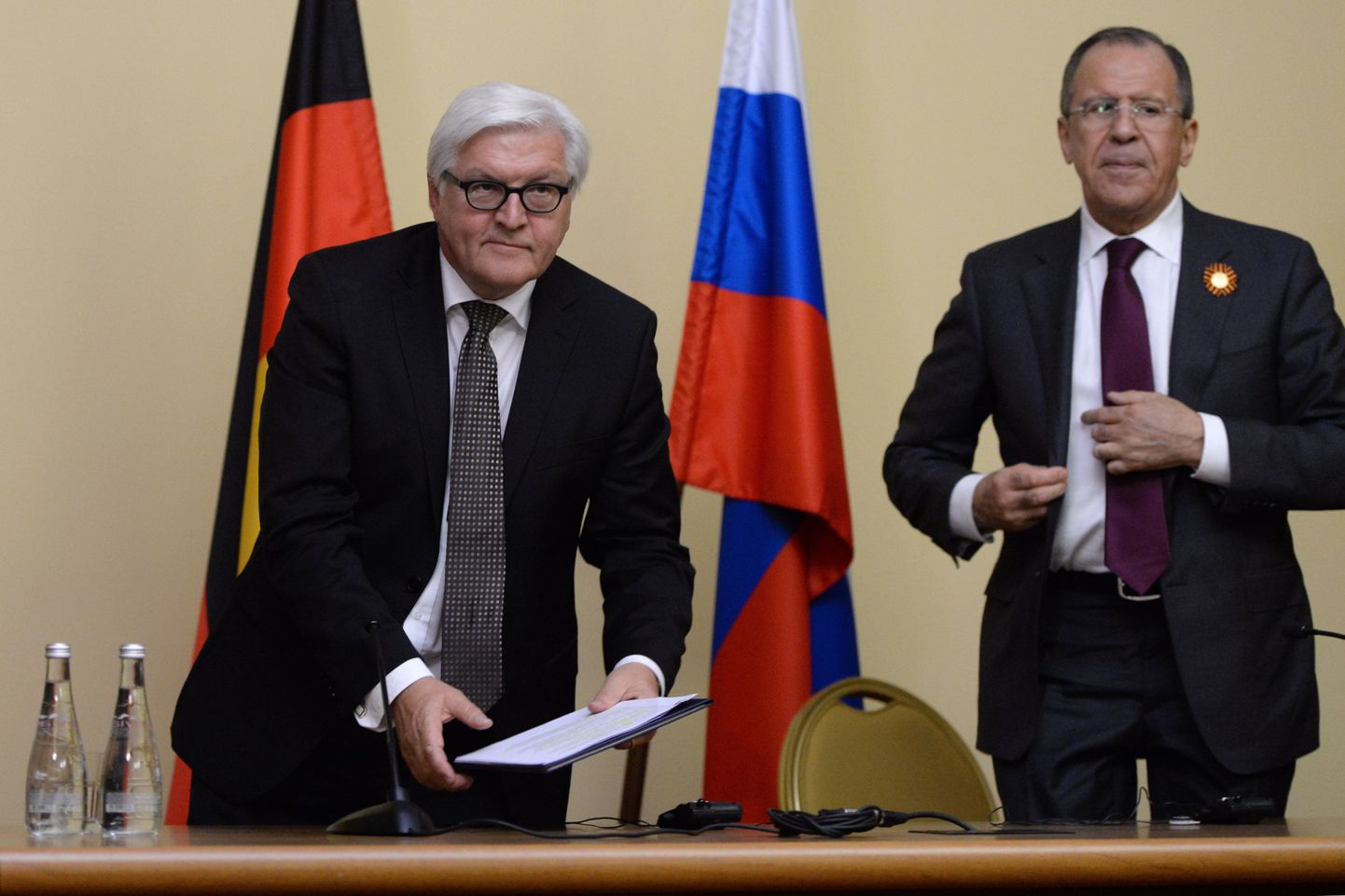 Saksa ja Vene välisministrid Volgogradis.