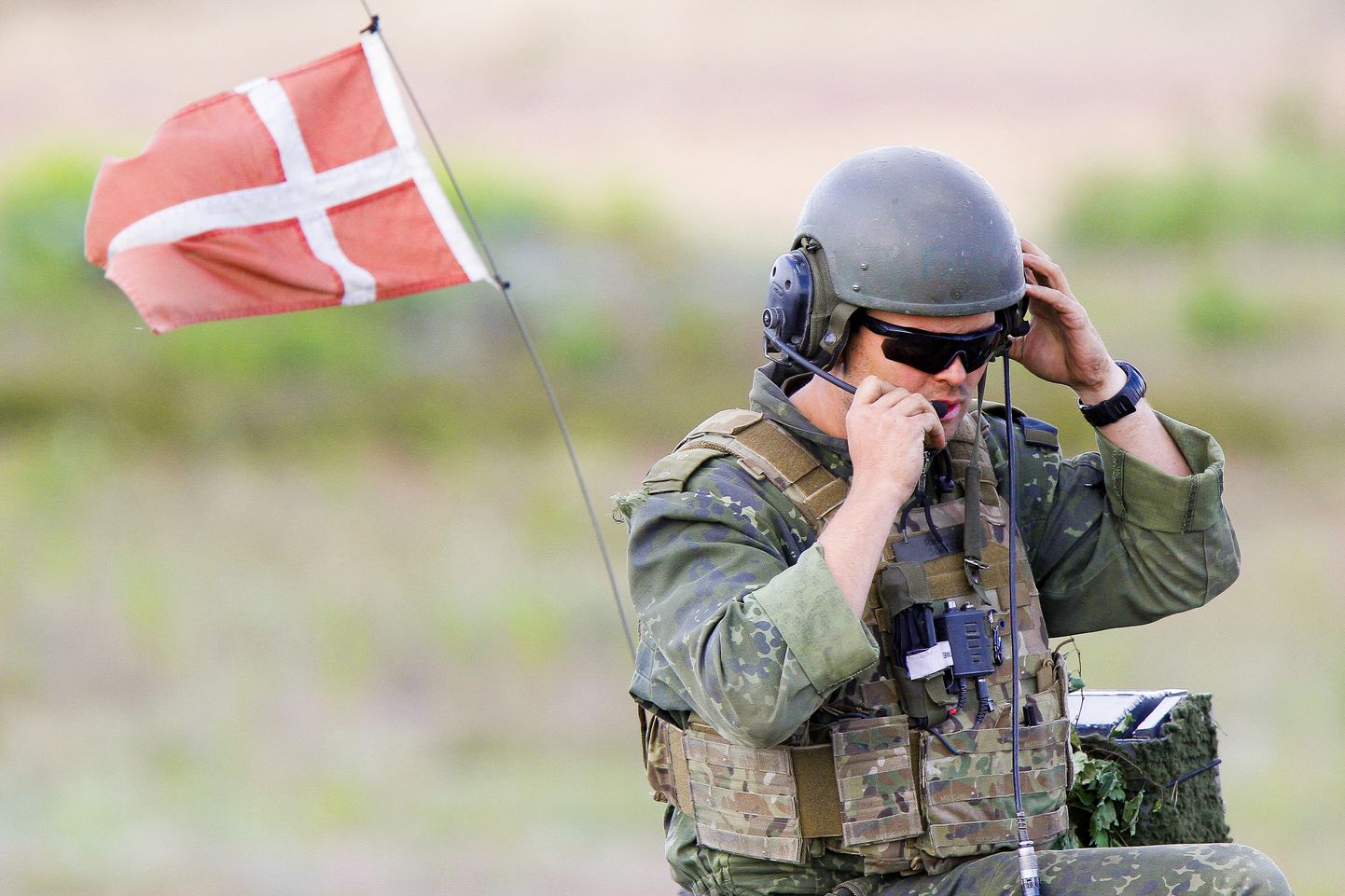 Taani sõjaväelane Leedus 14. juuni 2014.