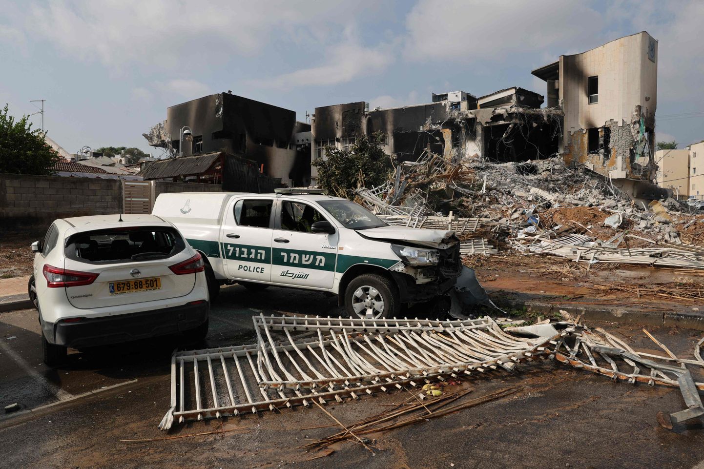 Разрушенные дома в Израиле.