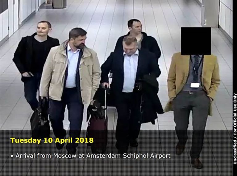 Holland saatis aprillis välja neli meest, keda kahtlustati Haagis paiknevale ülemaailmsele Keemiarelvade Keelustamise Organisatsioonile rünnaku kavandamises.