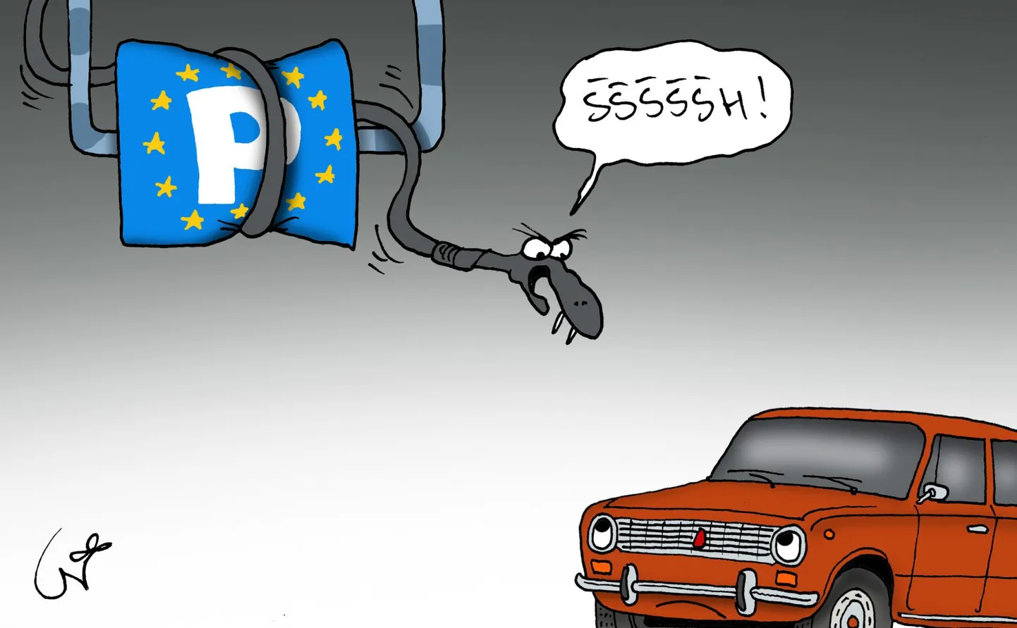 Päeva karikatuur. 3. aprill 2025.