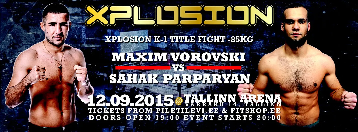 Maailma suurima kickboxingu liiga GLORY võistleja tuleb Xplosioni tiitlit jahtima!