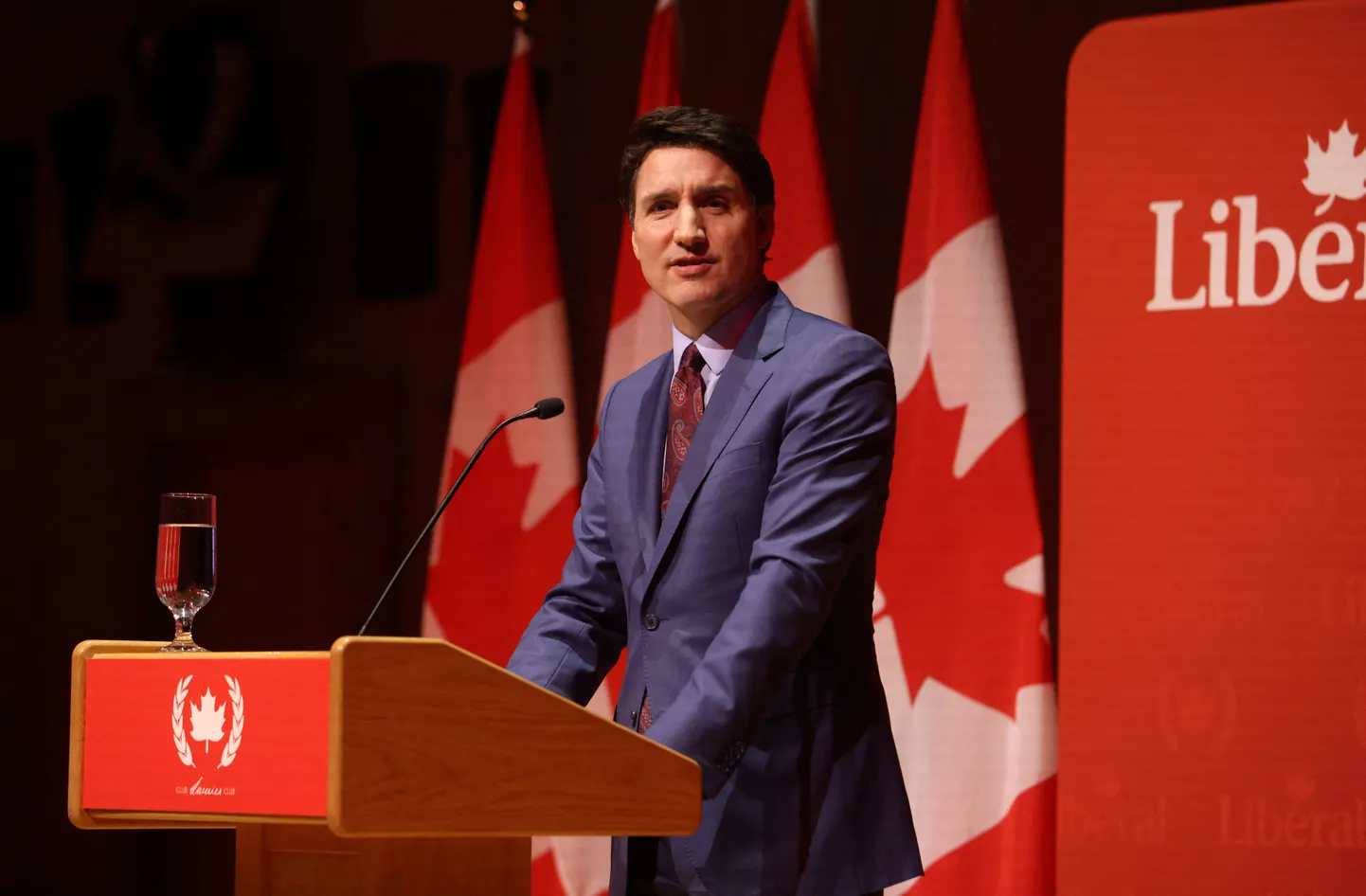 Kanada peaminister Justin Trudeau Québecis 16. detsembril 2024. aastal.