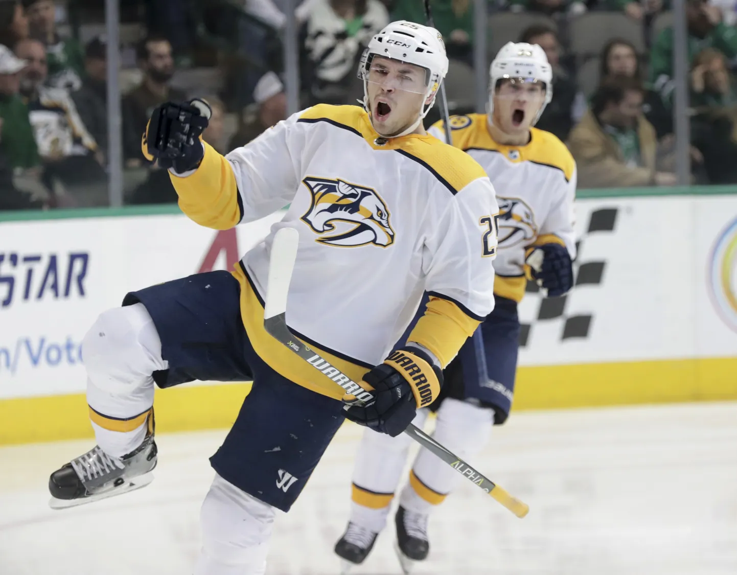 Aleksei Jemelin NHLi klubi Nashville`i Predatorsi värvides 2017. aastal.