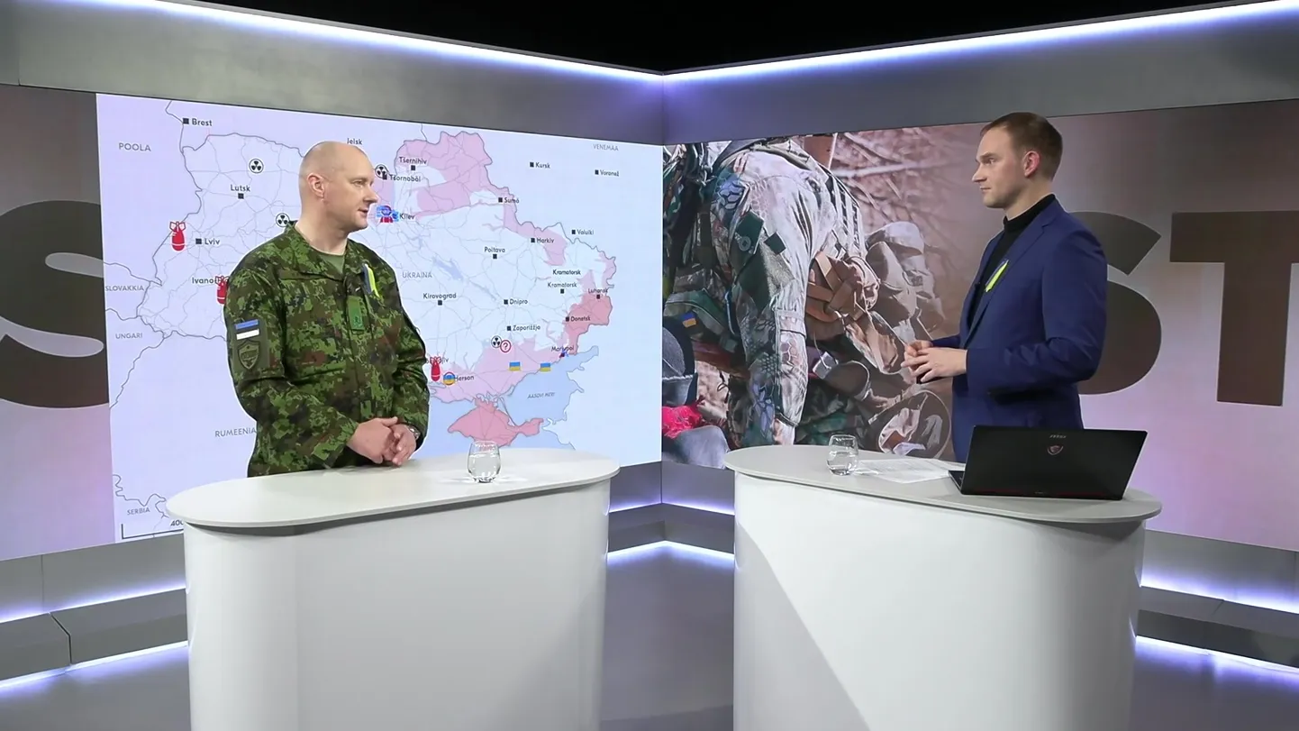 Brigaadikindral Vahur Karus saates "Otse Postimehest". Saatejuht Sander Punamäe.