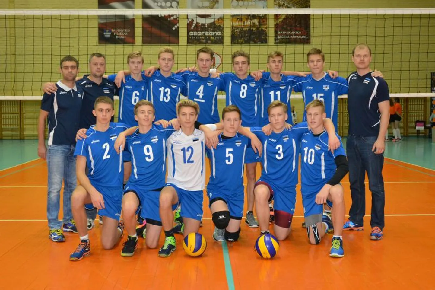 Eesti noormeeste koondis Daugavpilsis.