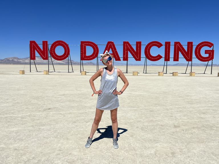 Ксения Камиказа на Burning Man