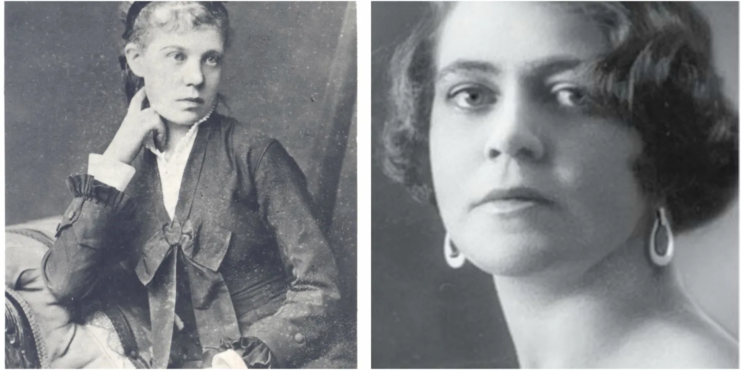 Julie Brunberg-Mikk ja Olga Mikk-Krull