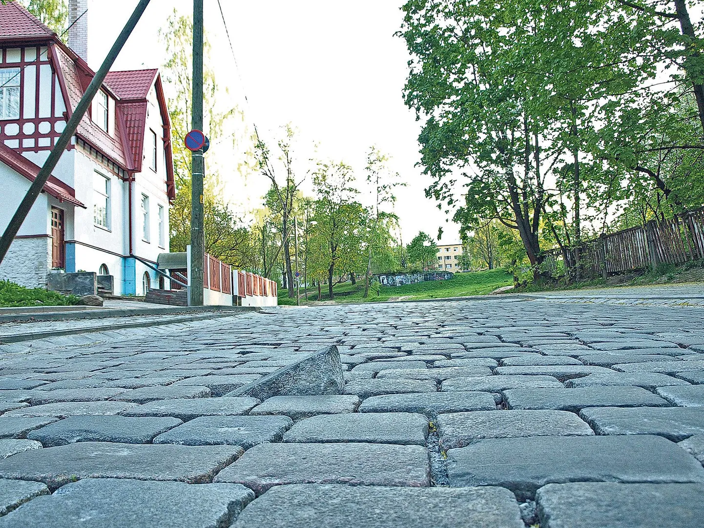 Pargi tänaval sõites tasub autojuhtidel olla tähelepanelik, sest tänavakattest turritavad välja suured klompkivid. Sademevesi on kohati minema uhtunud odava vuugitäite, mille asendamiseks võib nüüd linnal kuluda hinnanguliselt kuni kümme tuhat eurot.