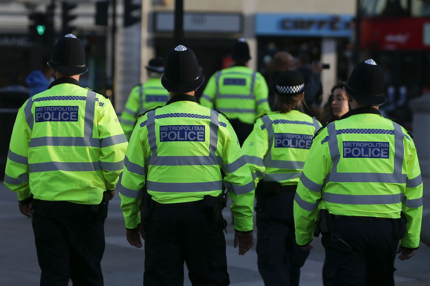 Politseinikud Londonis. Pilt on illustreeriv.