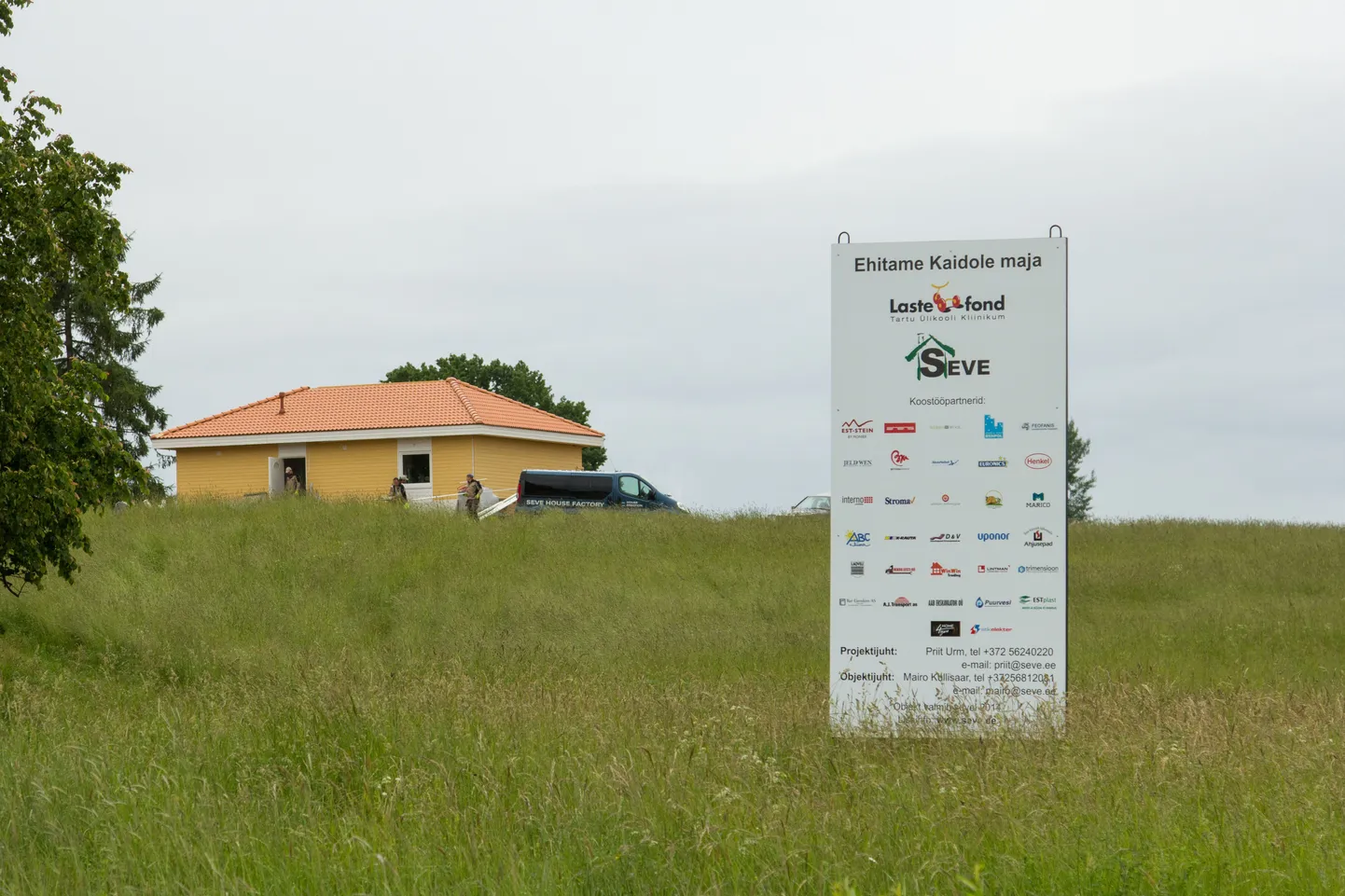 Lastefondi mullune suurprojekt oli majaehitus ihtüoosihaigele Valgamaa poisile Kaidole.