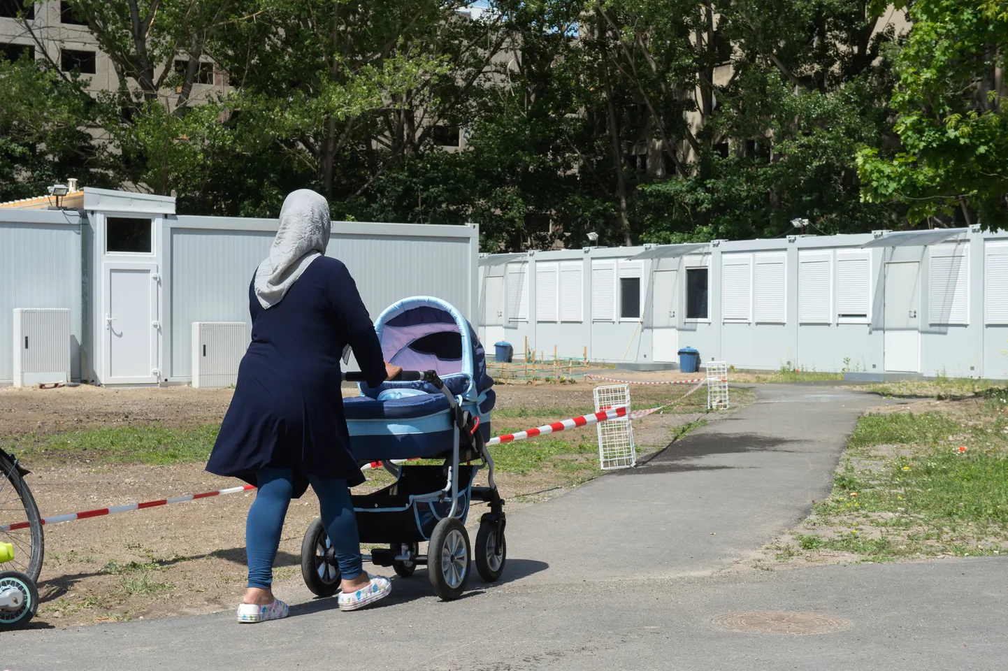 Põgenikekeskus Berliinis.