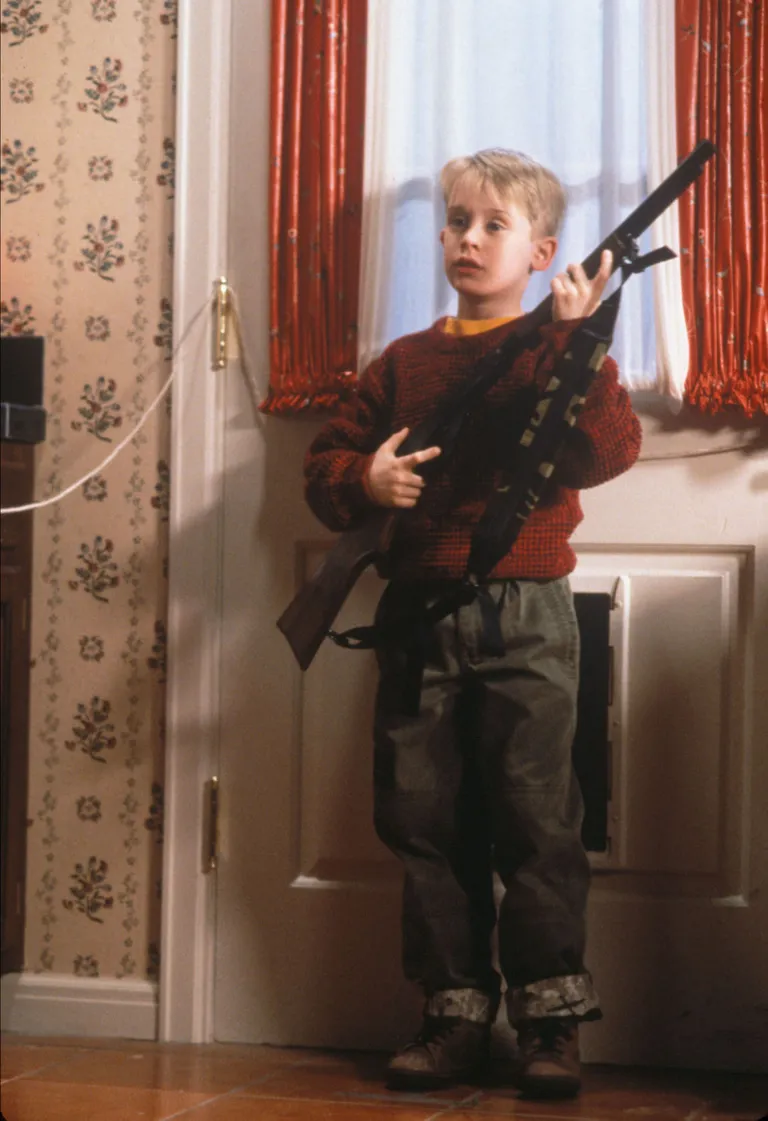 «Üksinda kodus», pildil Maculay Culkin Kevin McCallisteri rollis