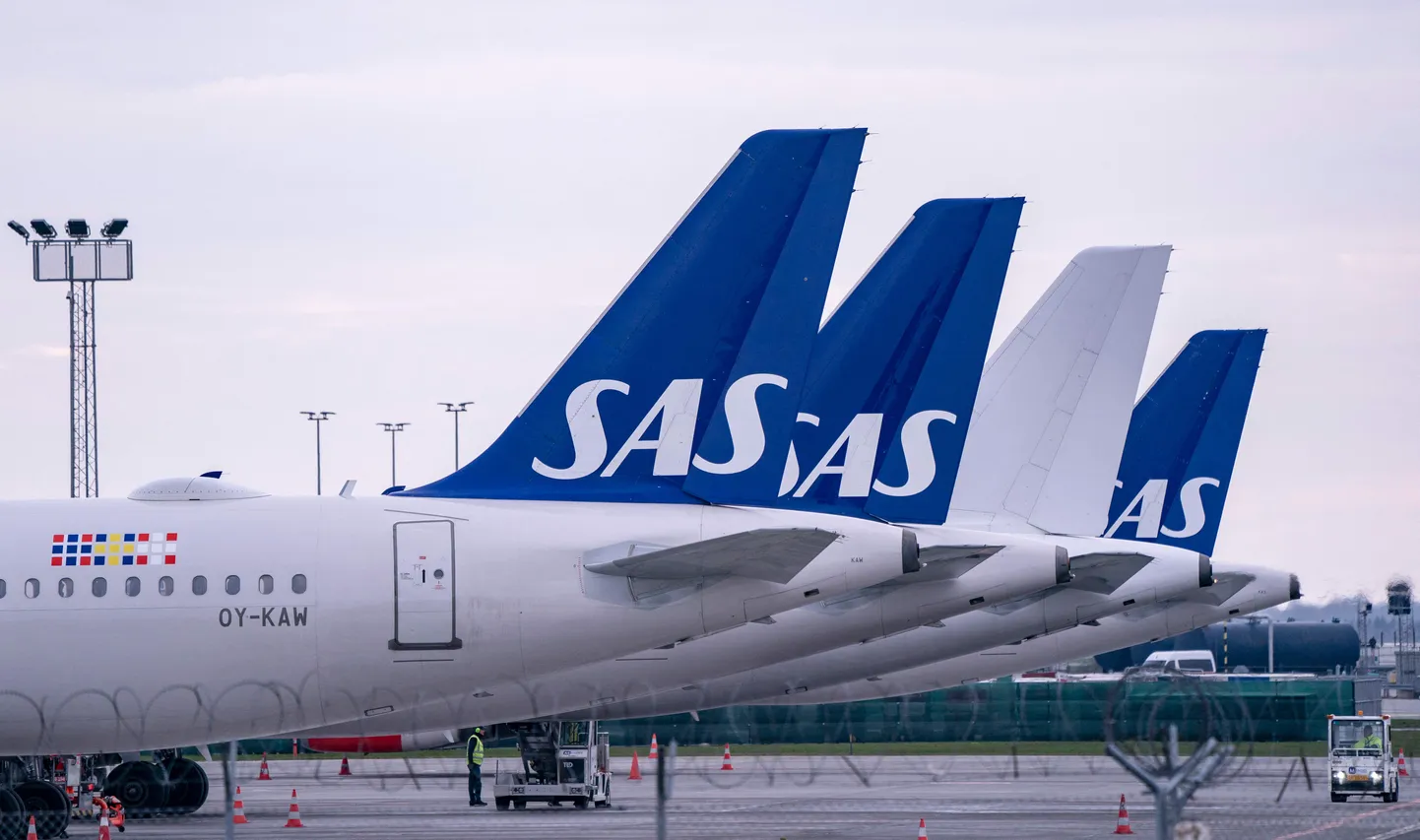 Scandinavian Airlines (SAS) lennukid.
